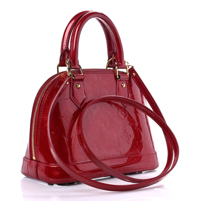 Louis Vuitton Vernis Alma BB Cherry 3 of 21