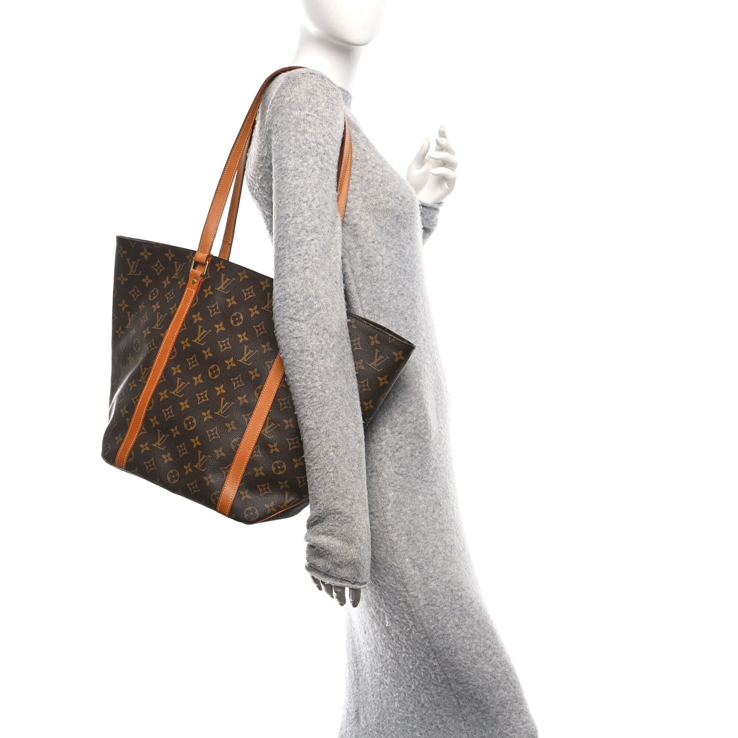 Louis Vuitton Monogram Sac Shopping Tote 2 of 11