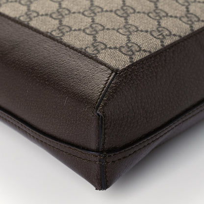 Gucci GG Supreme Monogram Web Large Ophidia Vertical Shopping Tote Brown 12 of 13