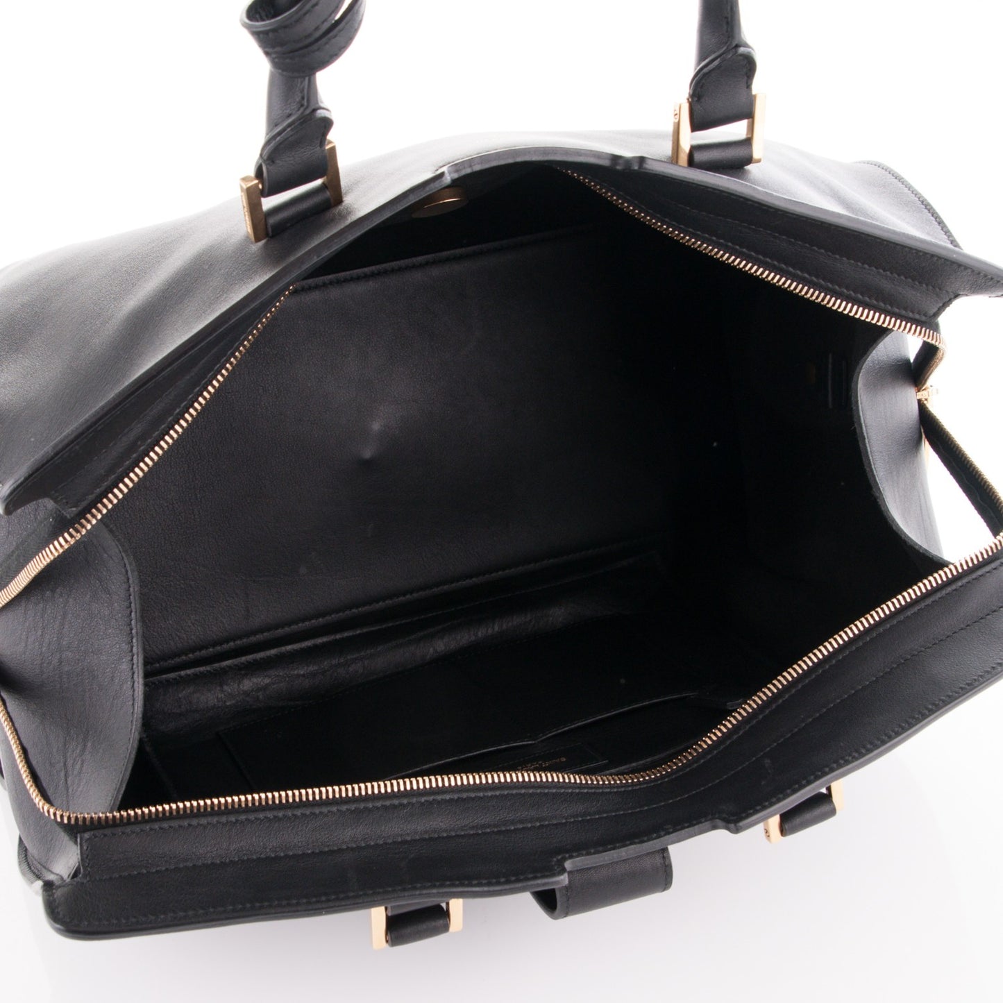 Calfskin Medium Classic Y Cabas Black