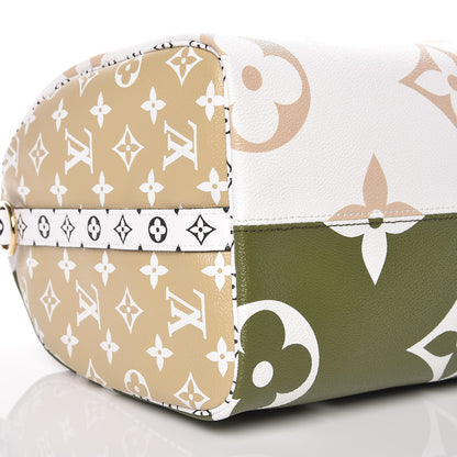 Louis Vuitton Monogram Giant Speedy Bandouliere 30 Kaki Beige 11 of 11