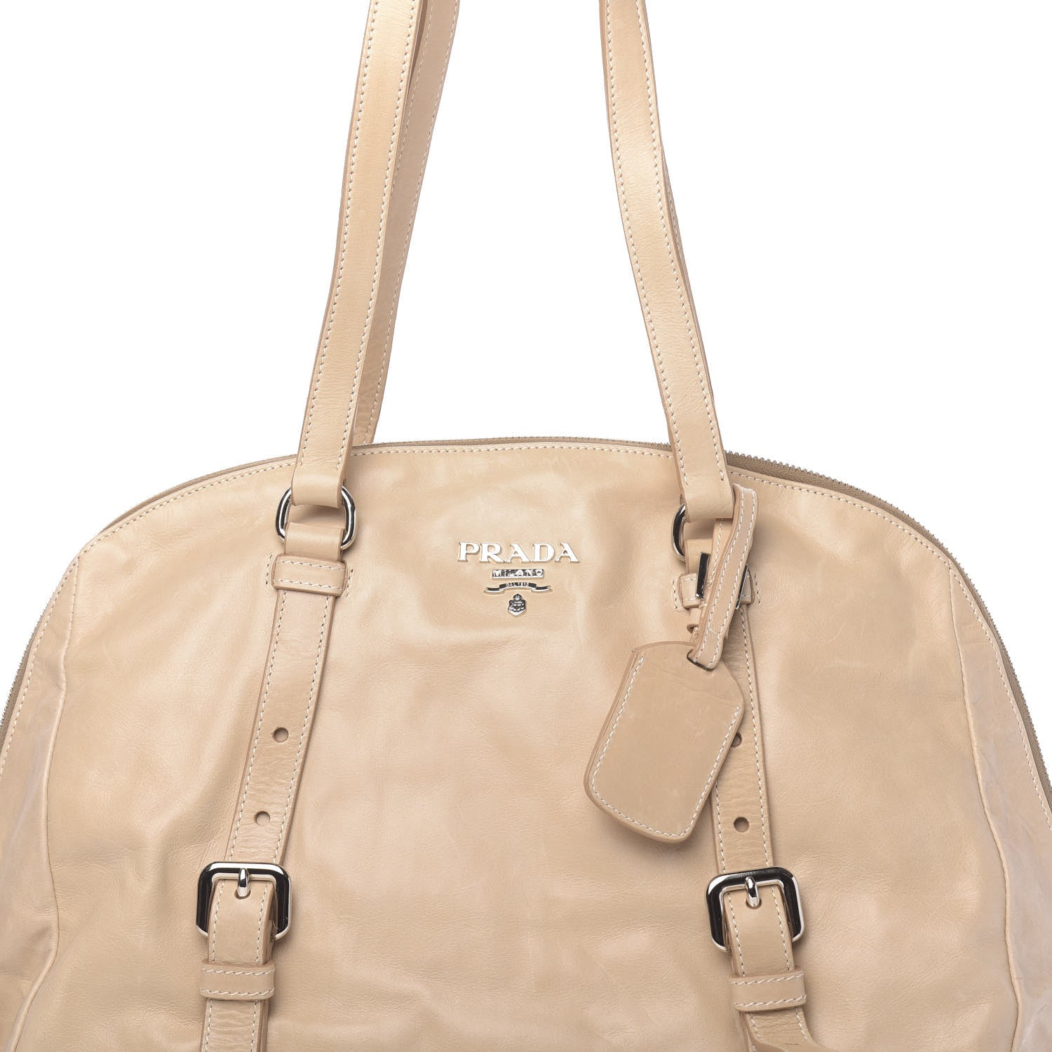 Prada Nappa New Look Tote Beige 7 of 11