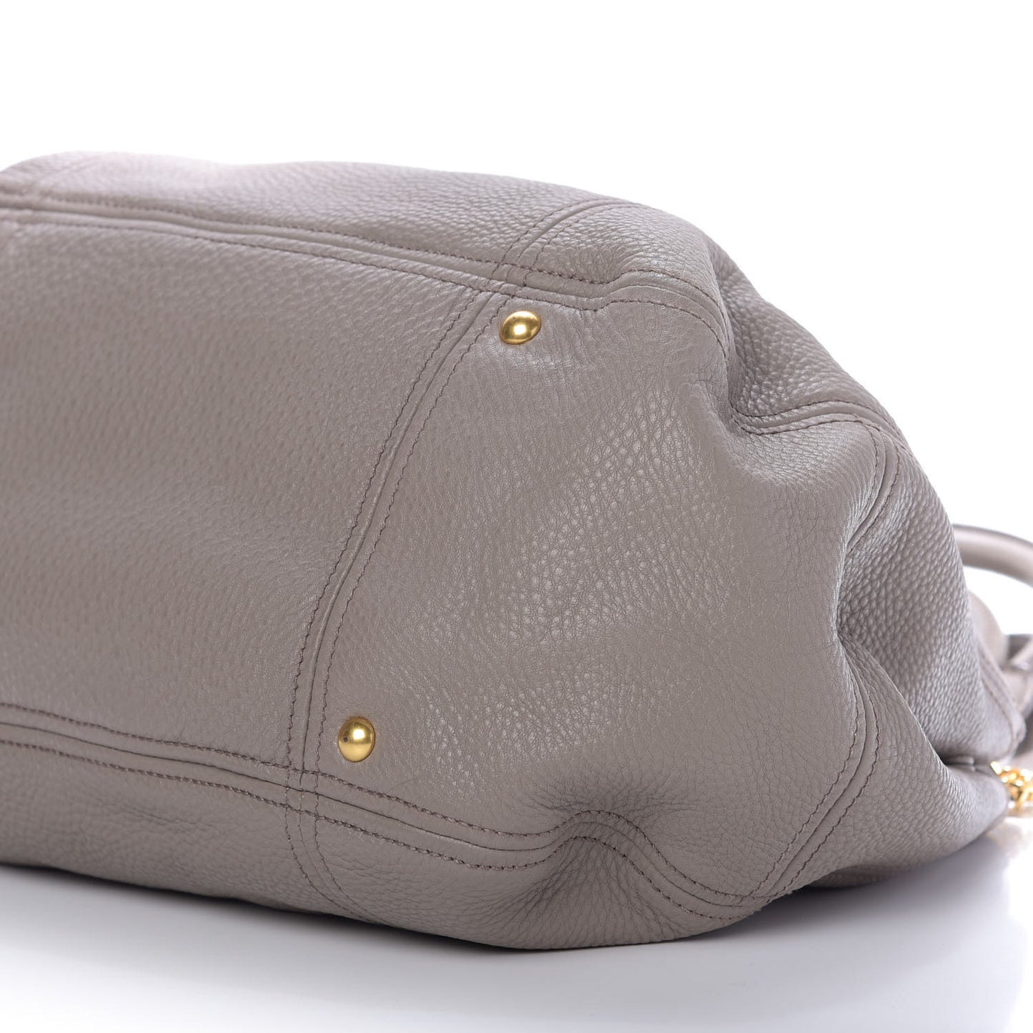 Vitello Daino Top Handle Tote Argilla