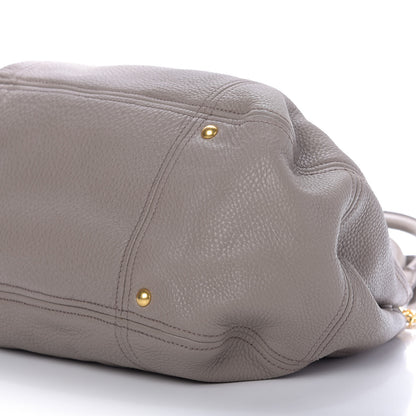 Miu Miu Vitello Daino Top Handle Tote Argilla 8 of 12