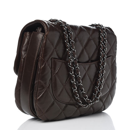 Chanel Lambskin Quilted 3 Large Flap Brown 3 of 8