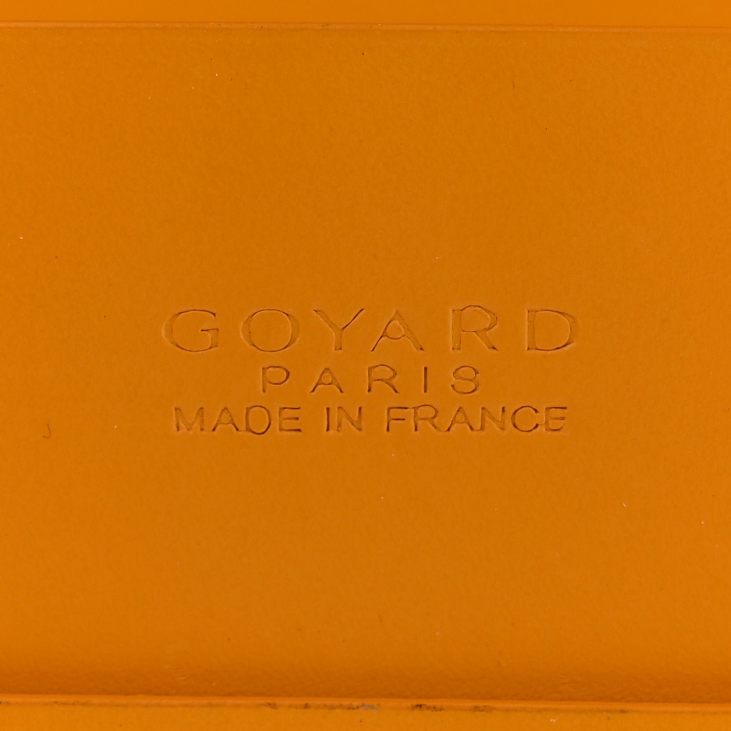 Goyardine Richelieu Wallet Yellow