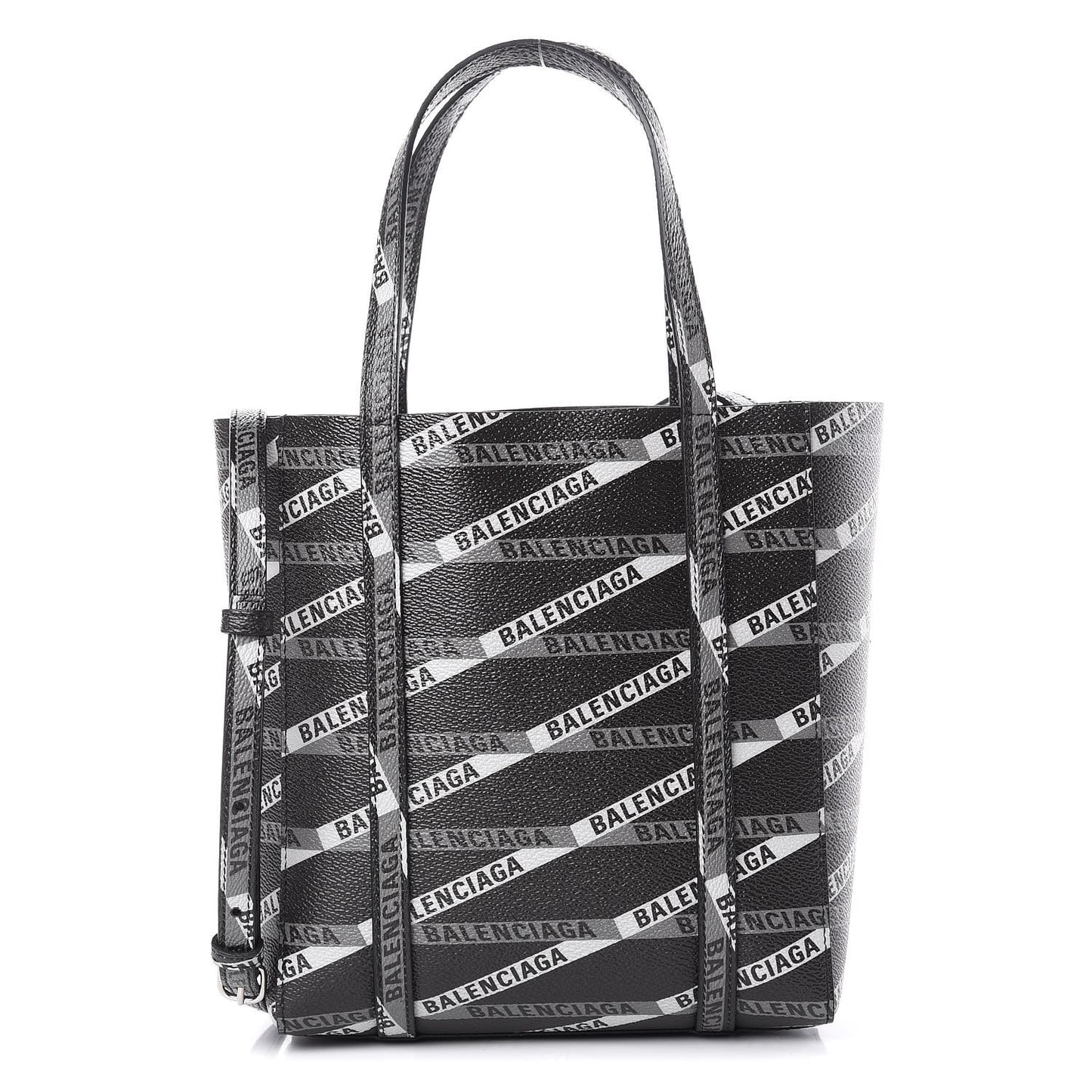 Coated Canvas Losange Monogram XXS Tote Black Grey