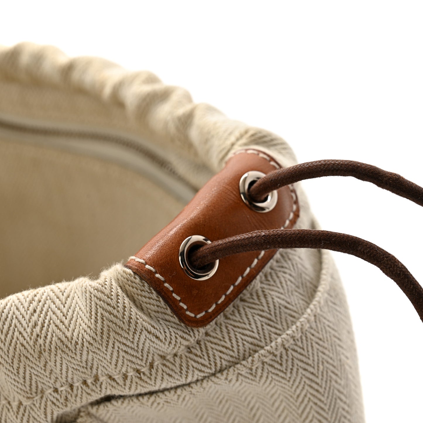 Canvas Barenia Fourbi 25 MM Pouch Naturel Fauve