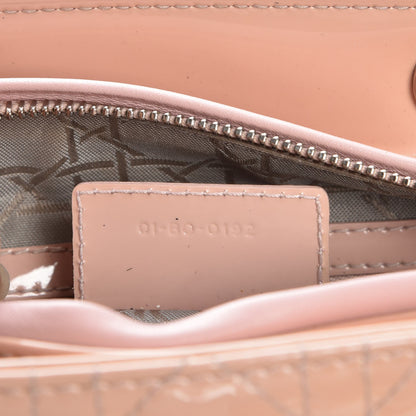 Christian Dior Patent Cannage Medium Lady Dior Light Pink 8 of 14