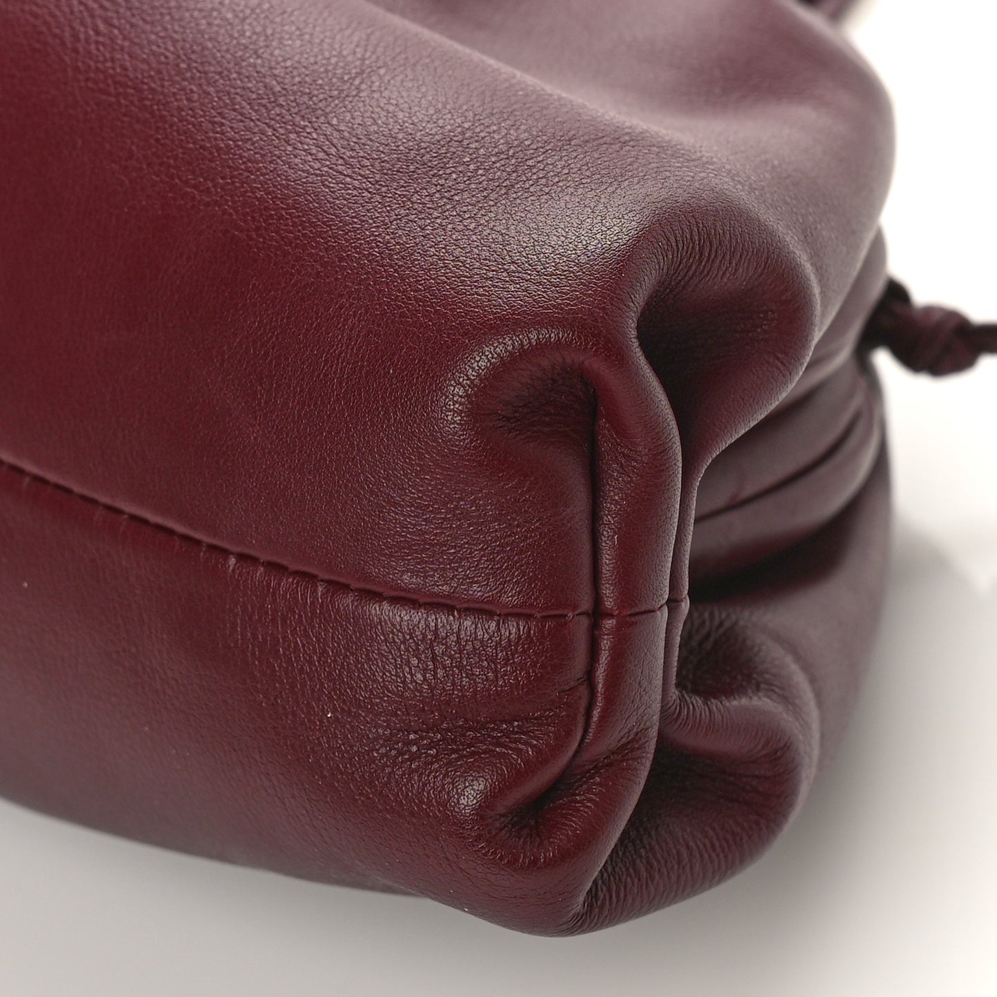 Butter Calfskin The Mini Pouch Bordeaux