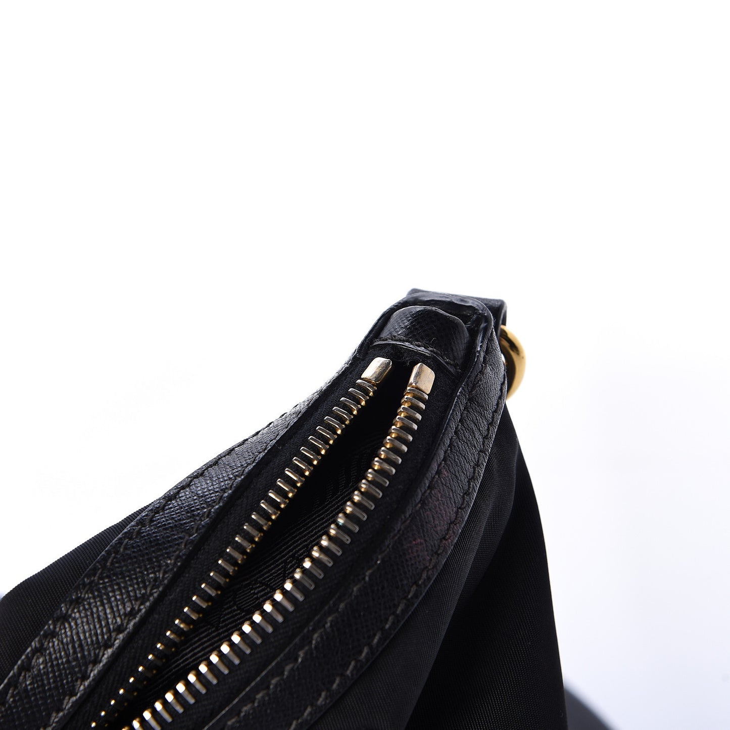 Tessuto Nylon Saffiano Tote Black