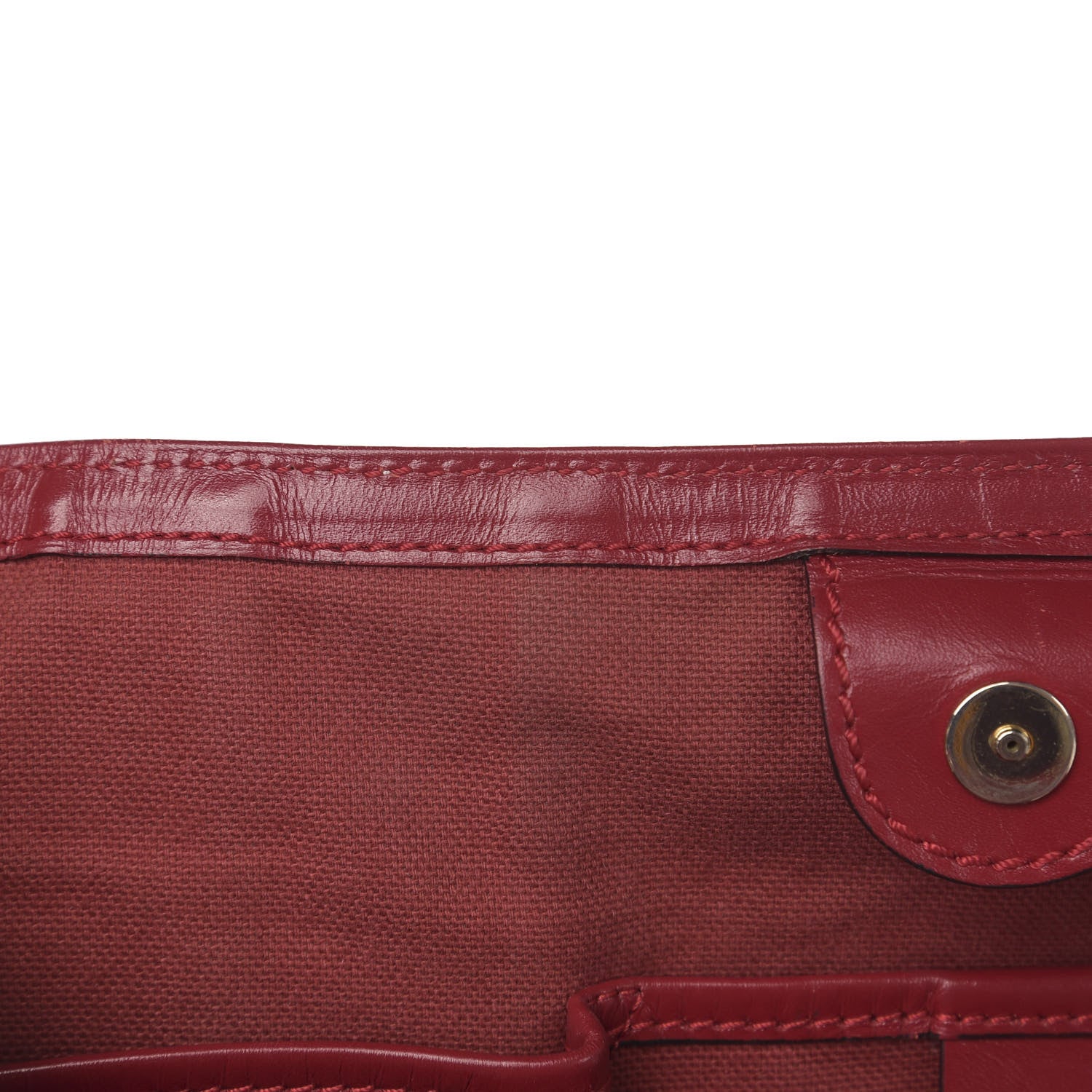 Burberry Grainy Calfskin Tote Red 9 of 17