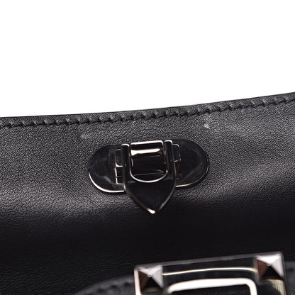 Valentino Garavani Vitello Small Rockstud Tote Black 8 of 13