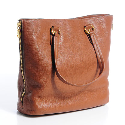 Prada Vitello Daino Shopping Tote Brandy 5 of 12