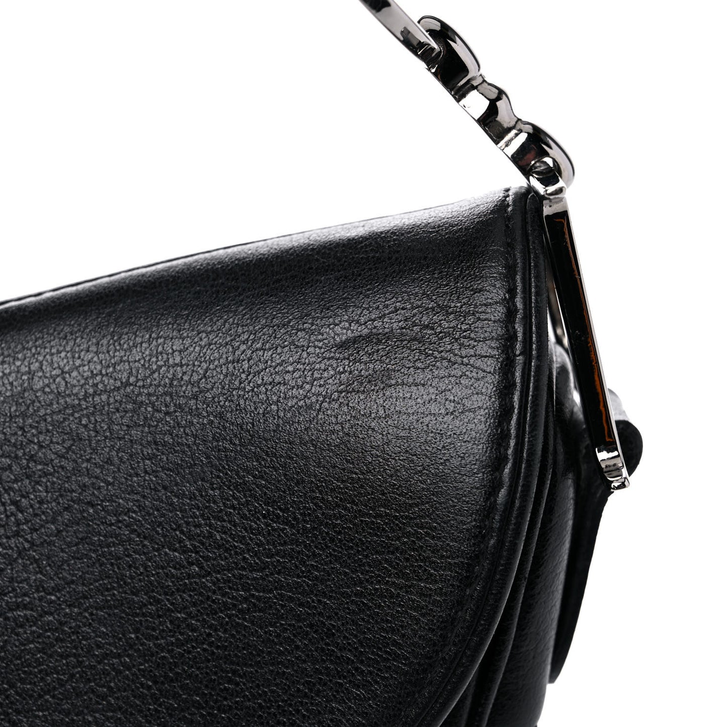 Calfskin Saddle Bag Black