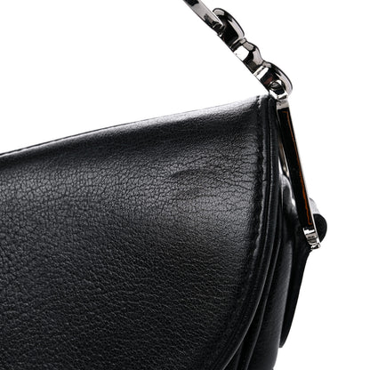 Christian Dior Calfskin Saddle Bag Black 18 of 25