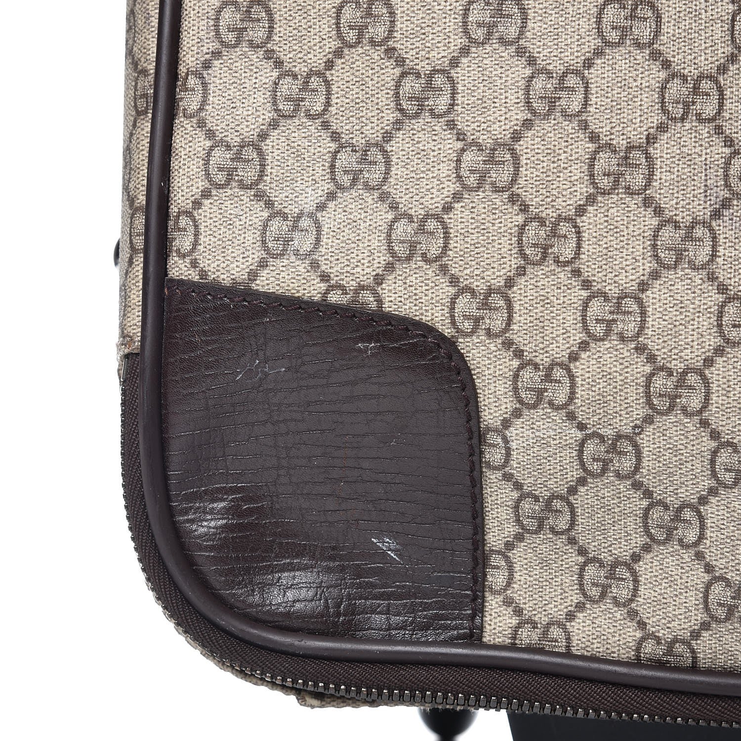 Gucci GG Plus Monogram Large Web Trolley Brown 26 of 26