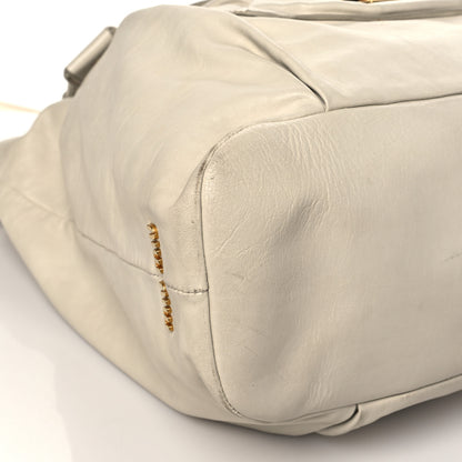 Miu Miu Vitello Soft Tote Talco 8 of 11