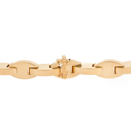 Hermes 18K Yellow Gold Marine Link Bracelet 3 of 4