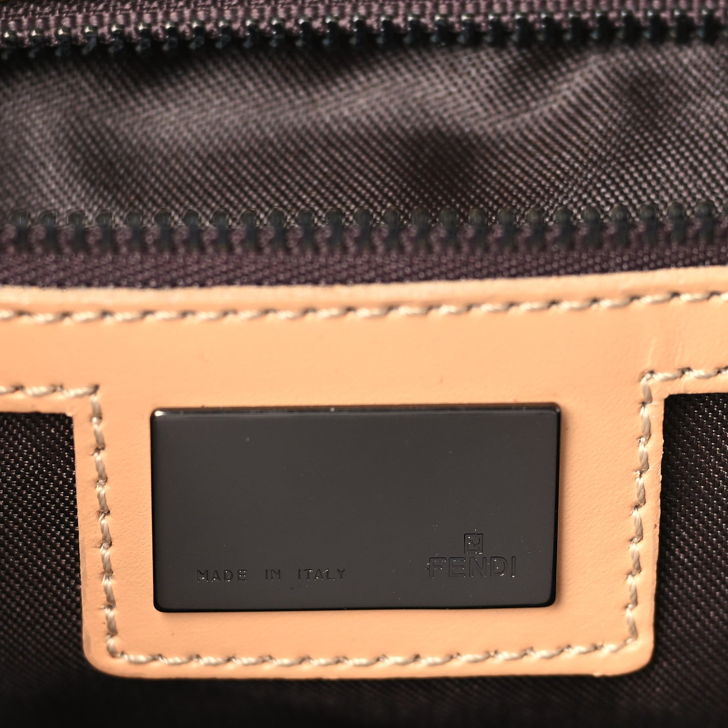 Zucchino Zip Top Tote Beige