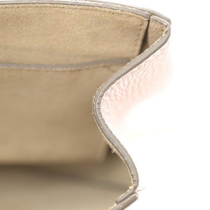 Chloe Grained Lambskin Mini Drew Shoulder Bag Cement Pink 12 of 12