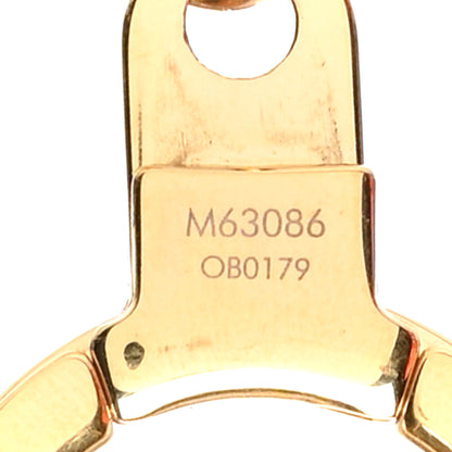 Louis Vuitton Brass Monogram Blooming Flowers Bag Charm Key Holder Rose Ballerine 3 of 5
