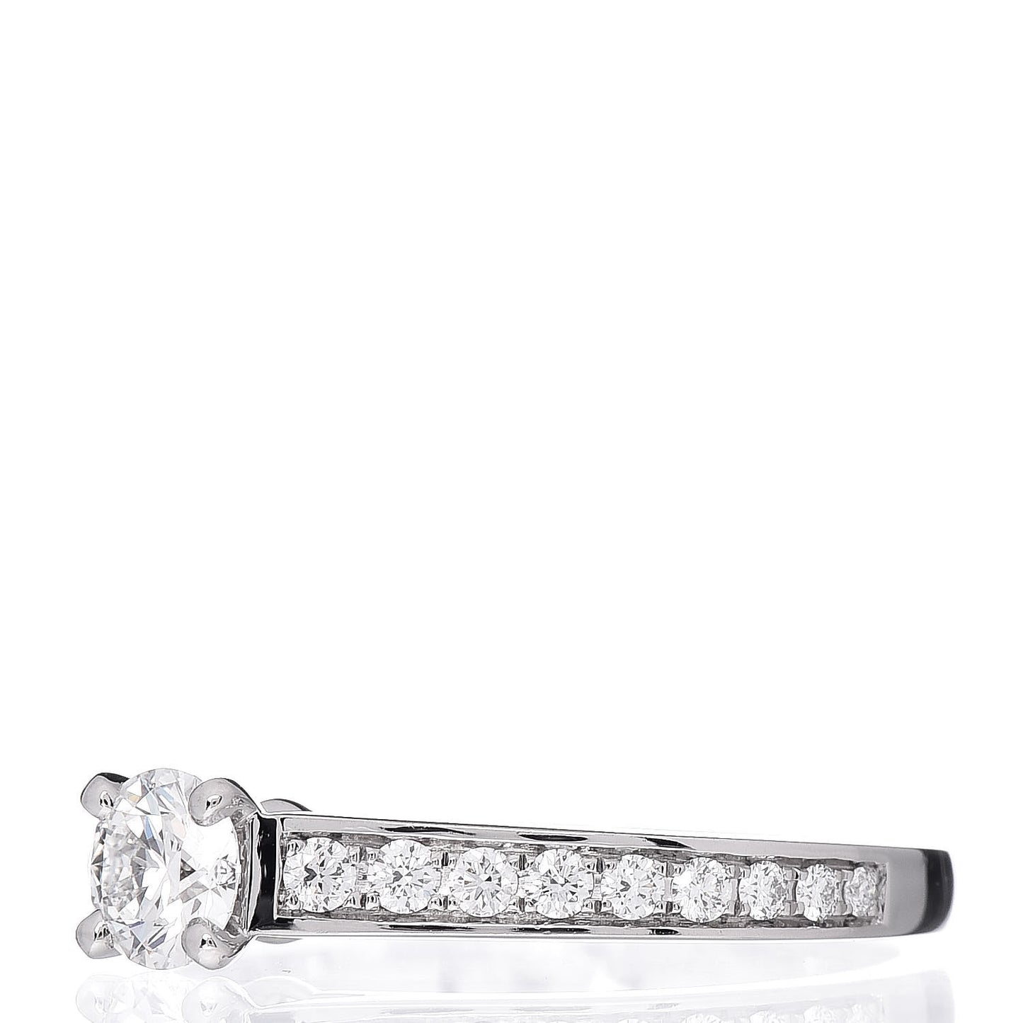 Platinum Diamond .32ct 1895 Solitaire Engagement Ring 52 6