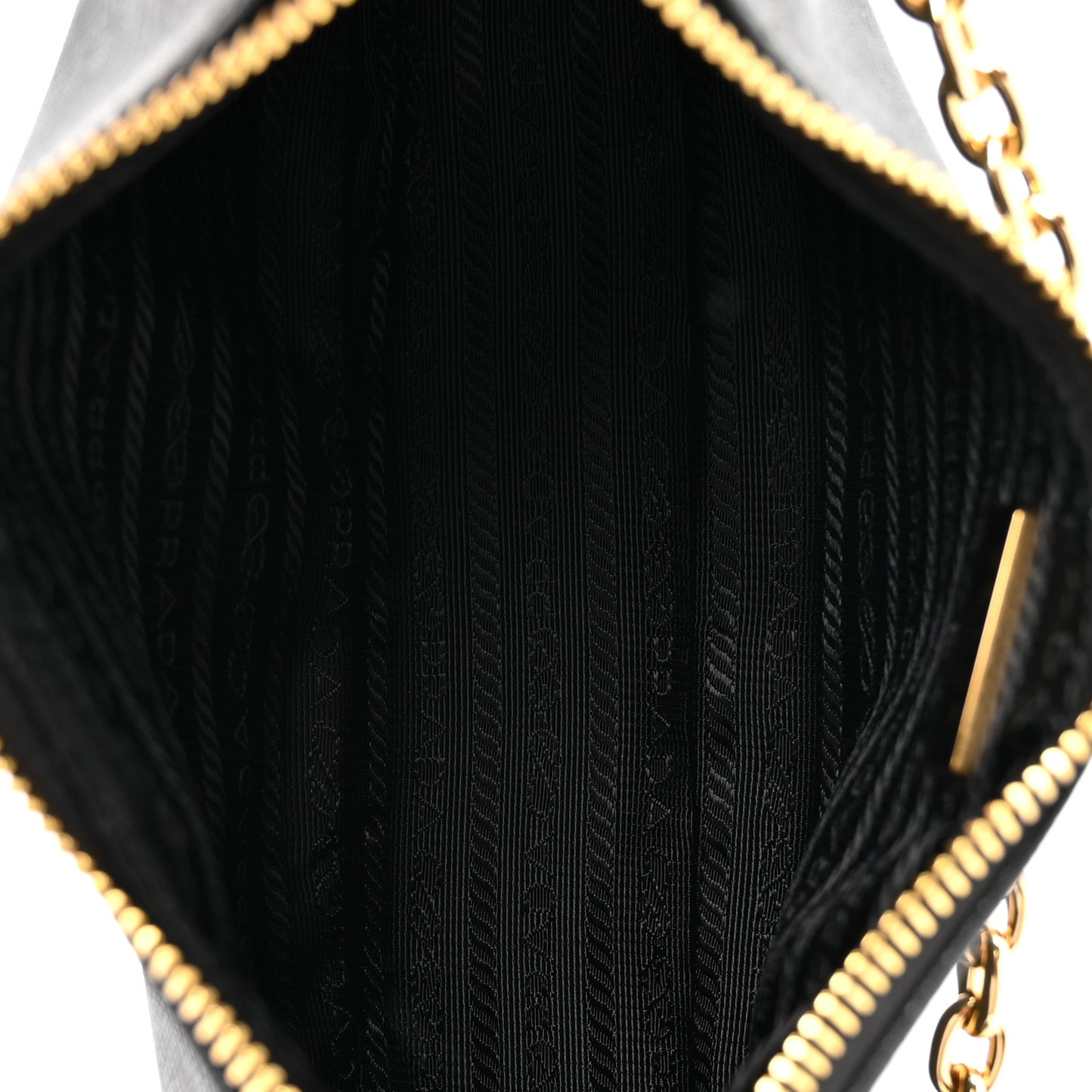 Saffiano Lux Re-Edition 2005 Shoulder Bag Black