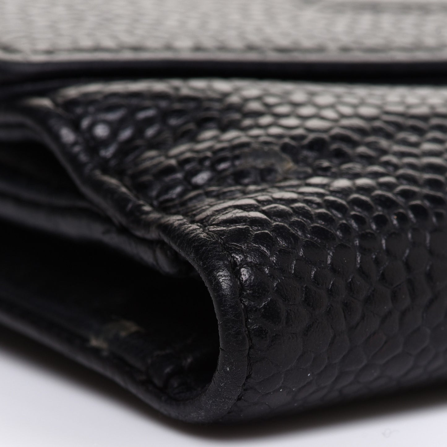 Caviar Timeless CC Compact French Wallet Black