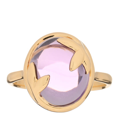 Tiffany 18K Yellow Gold Amethyst Paloma Picasso Olive Leaf Ring 58 8.25 1 of 5