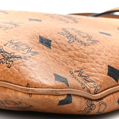 MCM Visetos Medium Crossbody Pouch Cognac 9 of 9