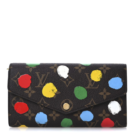 X YK Monogram Sarah Wallet