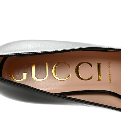Gucci Malaga Kid Horsebit 75mm Pumps 39 Black 8 of 10