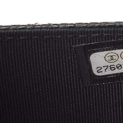 Chanel Caviar Quilted Flap Card Holder Black 8 of 9