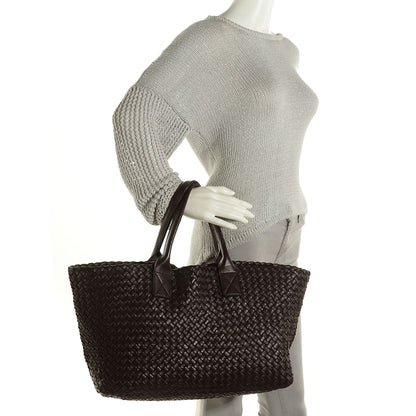 Bottega Veneta Nappa Intrecciato Medium Cabat Ebano 2 of 9