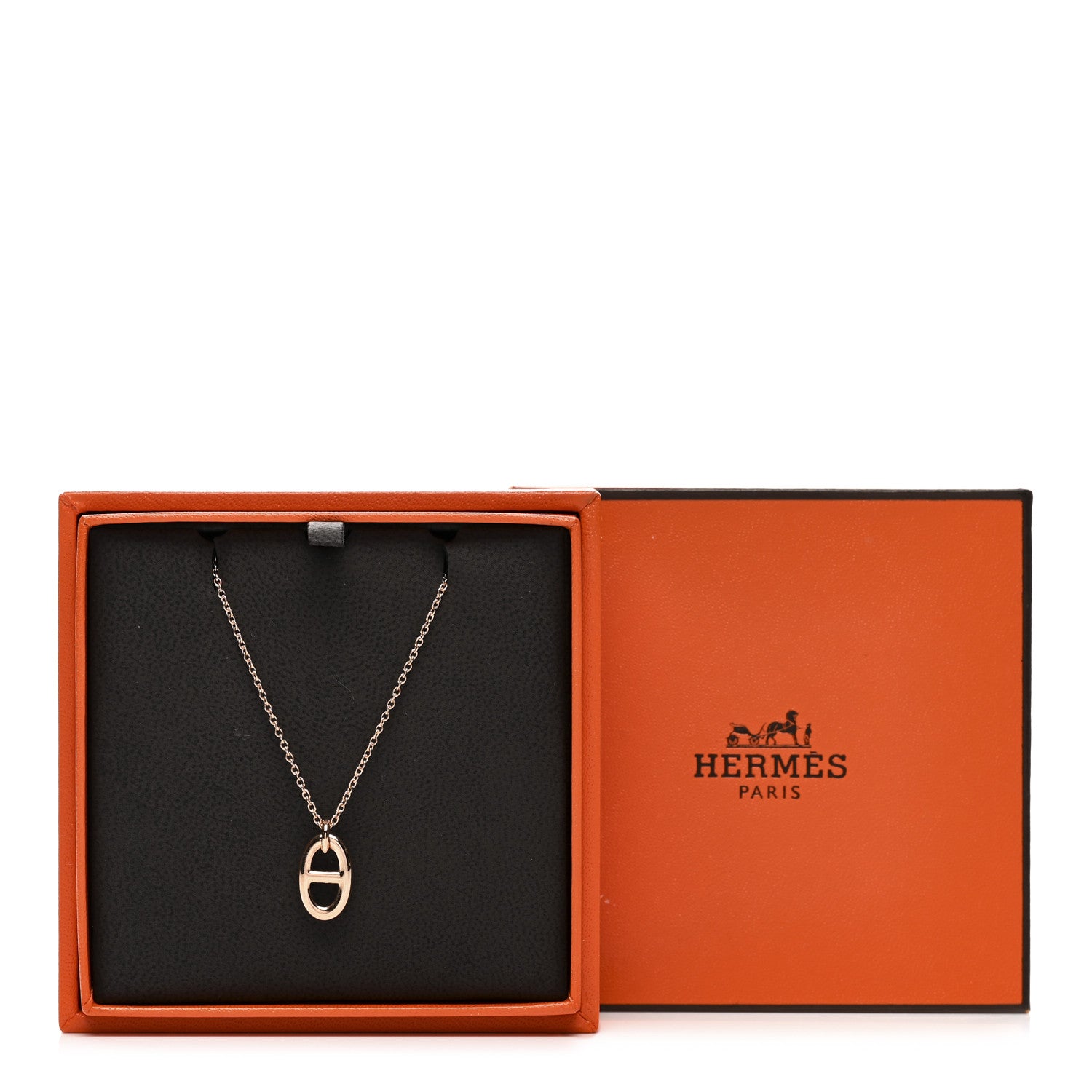 Hermes 18K Rose Gold PM Farandole Pendant Necklace 5 of 5