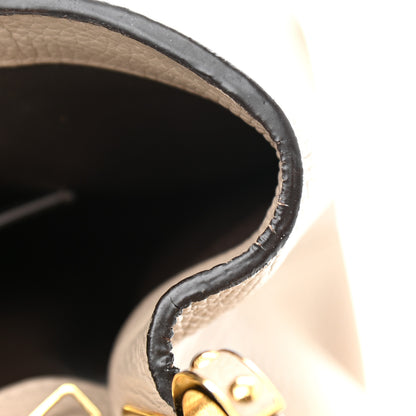 Louis Vuitton Taurillon Capucines MM Galet 9 of 9