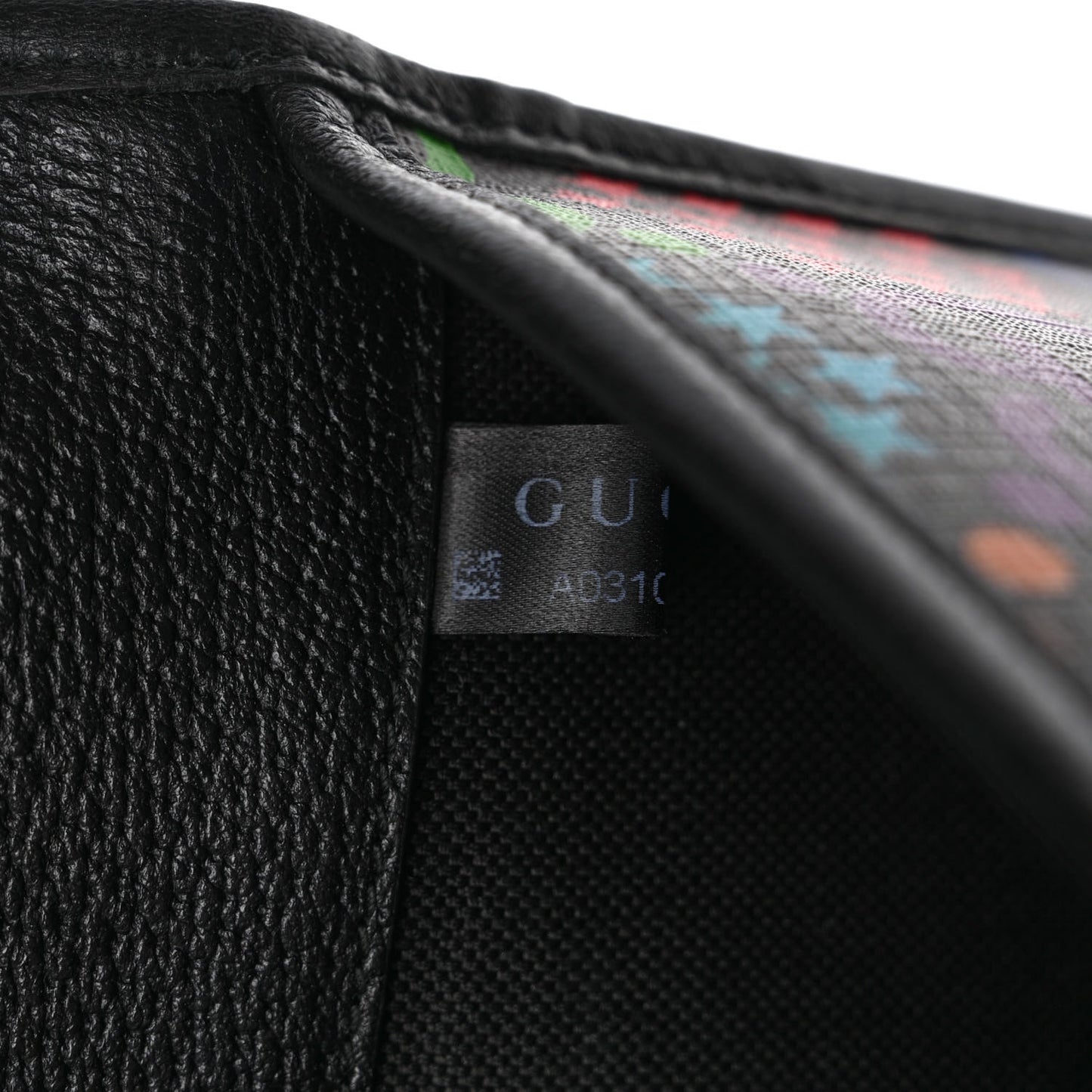 GG Supreme Monogram Psychedelic Slim Belt Bag Black