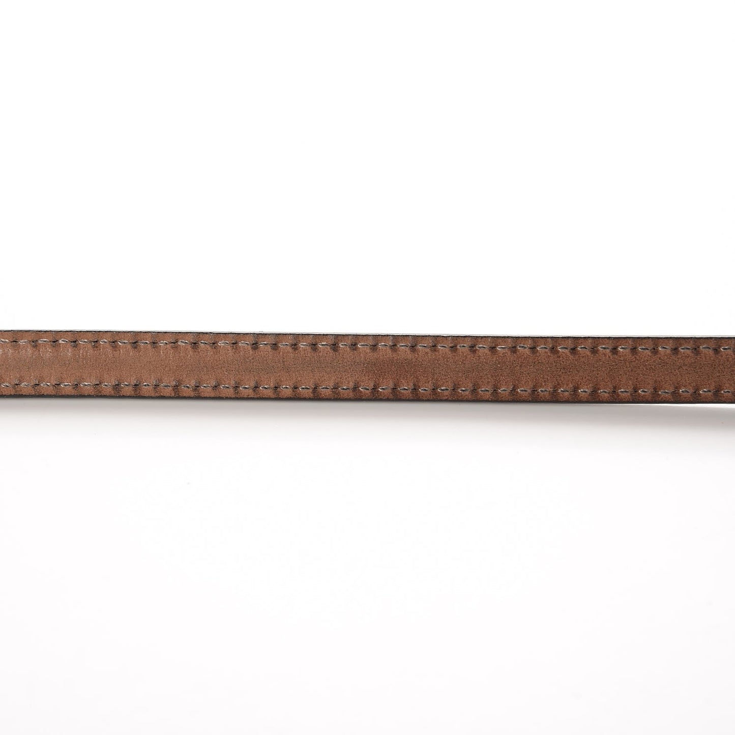 Calfskin 1973 Buckle Skinny Belt 90 36 Black