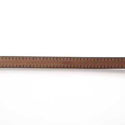 Gucci Calfskin 1973 Buckle Skinny Belt 90 36 Black 10 of 13