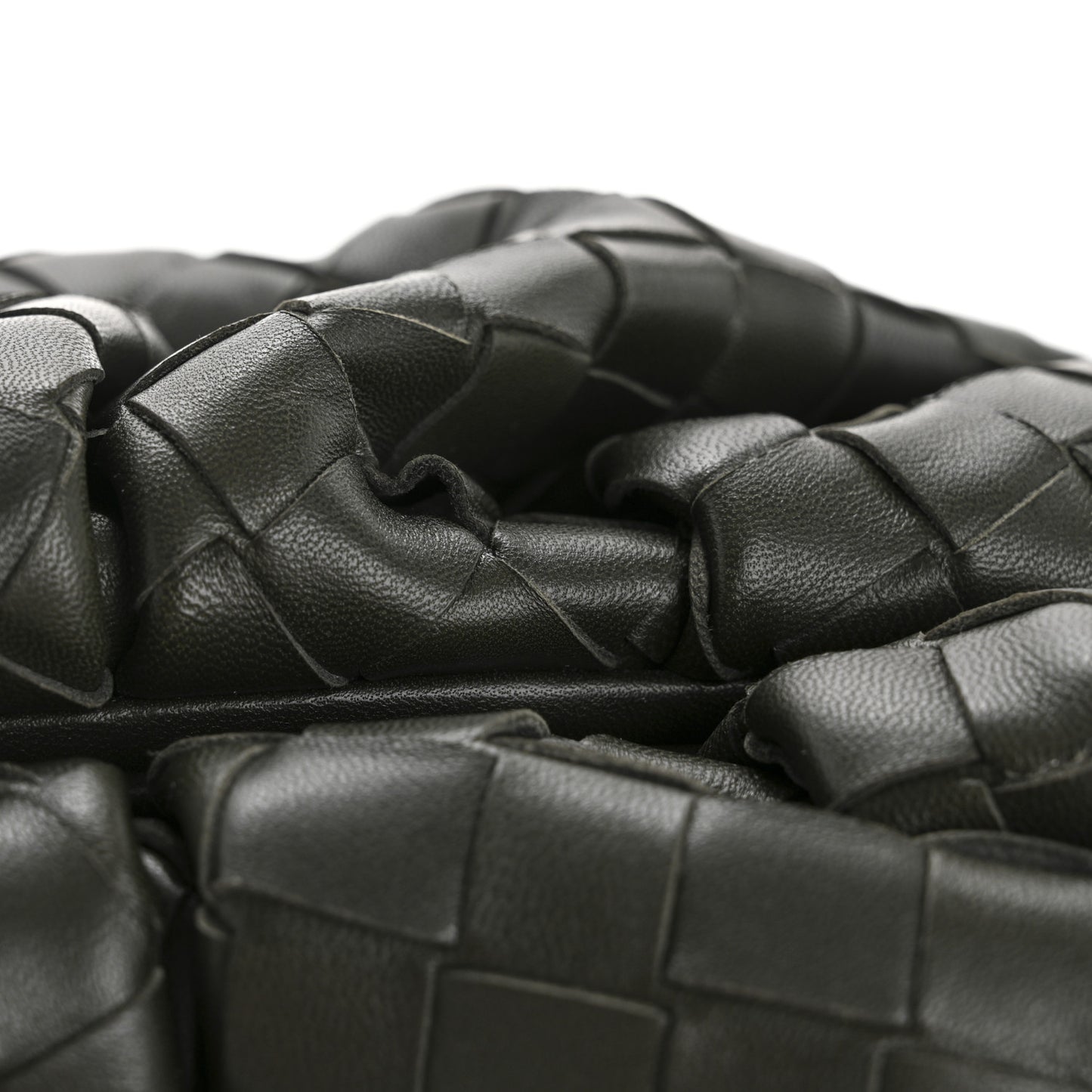 Nappa Maxi Intrecciato The Pouch Oversized Clutch Camping