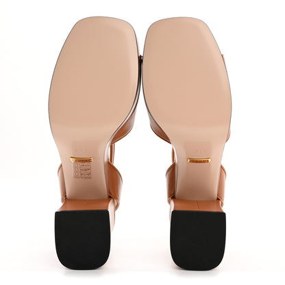 Gucci Quentin Granada Kid Horsebit 25/60mm Platform Sandals 37.5 Harness Brown 6 of 10