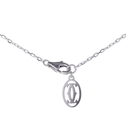 Cartier 18K White Gold Diamond SM D'Amour Pendant Necklace 5 of 7
