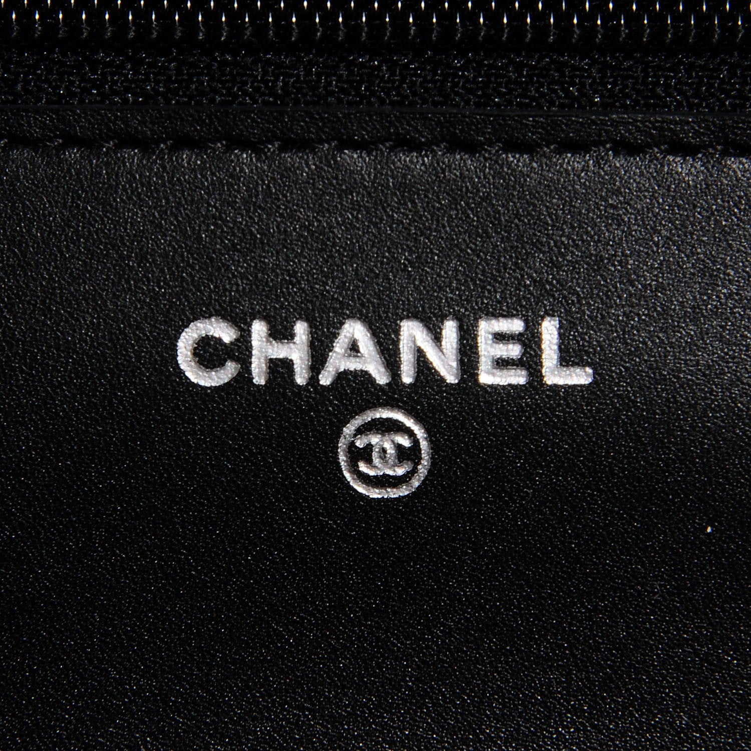Chanel Calfskin Quilted Cambon Wallet On Chain WOC Black 6 of 8