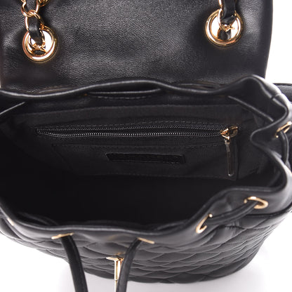 Chanel Calfskin Quilted Mini Urban Spirit Backpack Black 5 of 10