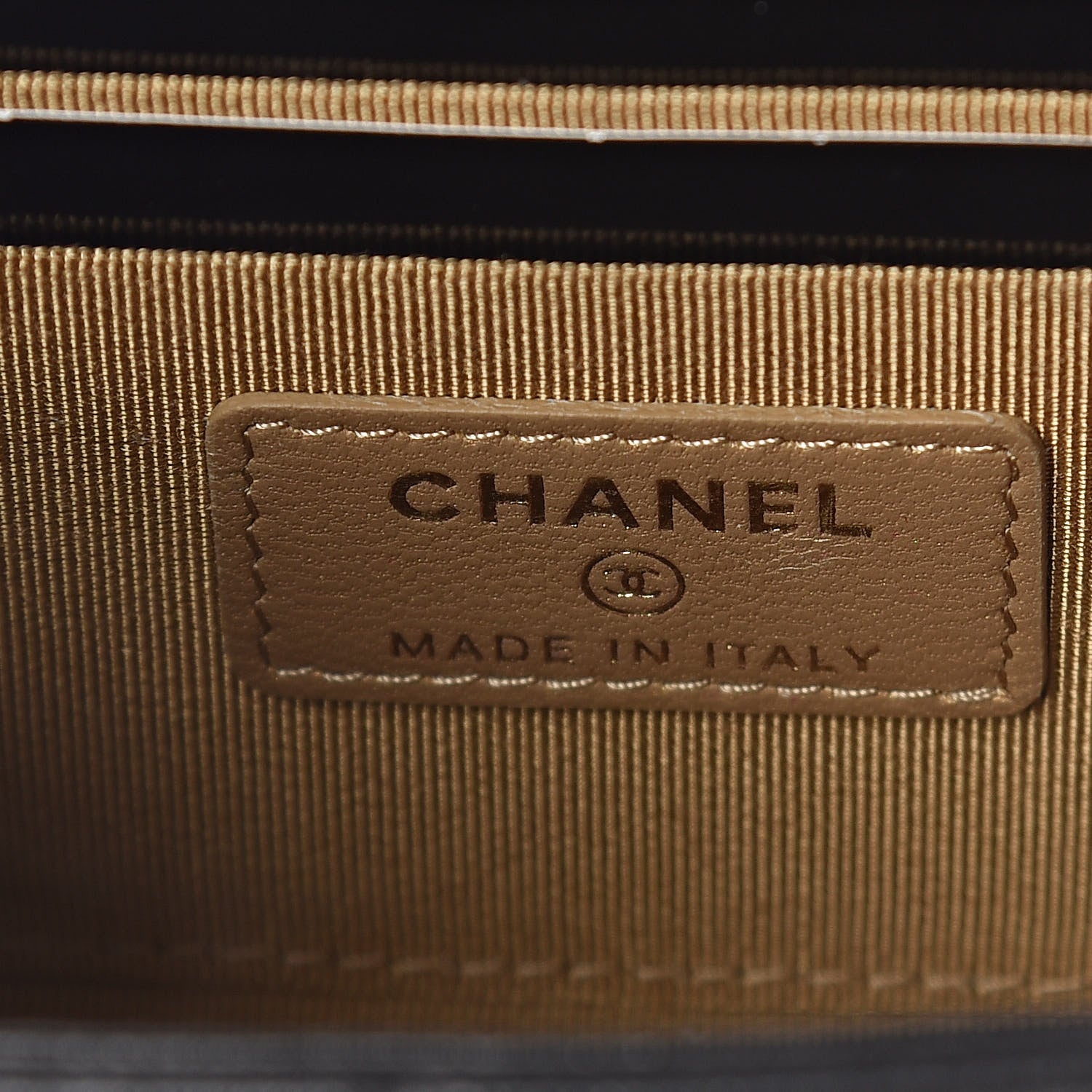 Chanel Goatskin Chic Pearls Clutch On Chain Black 6 of 8