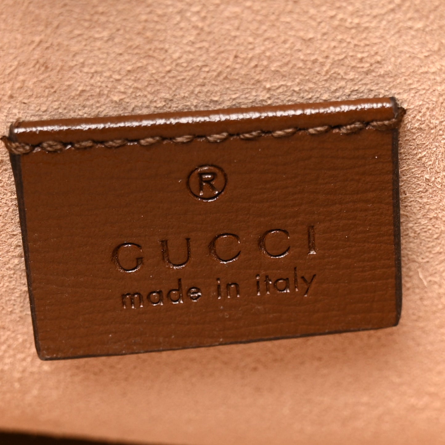 GG Supreme Monogram Large Jackie 1961 Pouch Brown