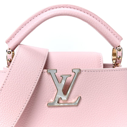 Louis Vuitton Taurillon Marble Capucines Mini Pink 6 of 8