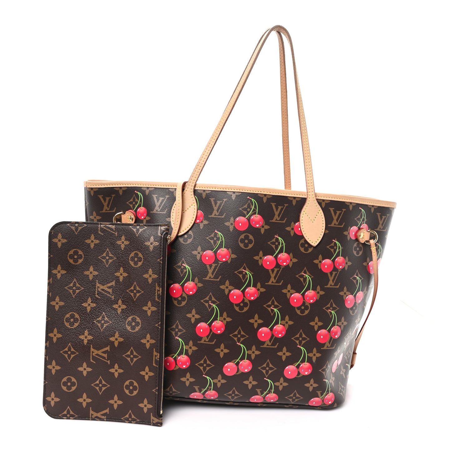 LV X TM Monogram Cerises Neverfull MM