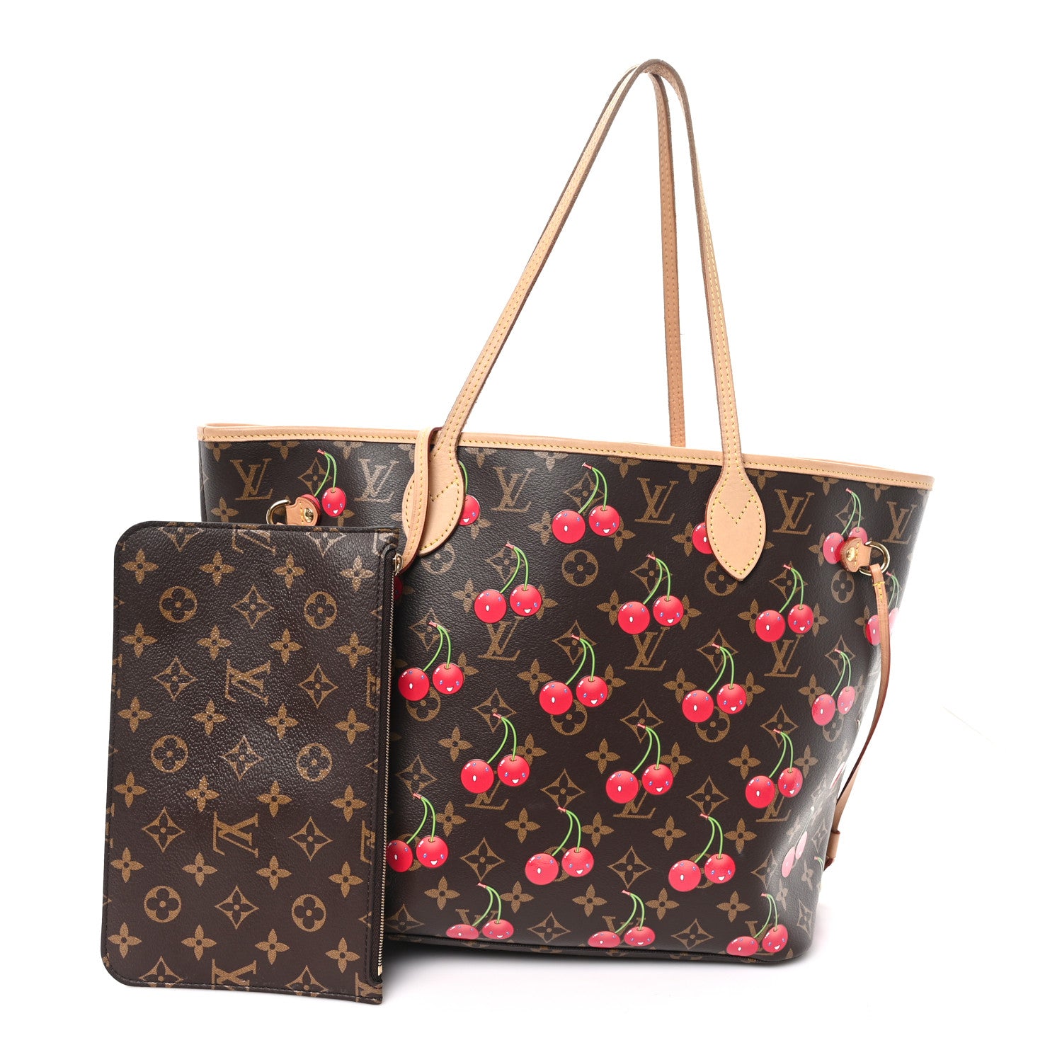Louis Vuitton LV X TM Monogram Cerises Neverfull MM 3 of 11